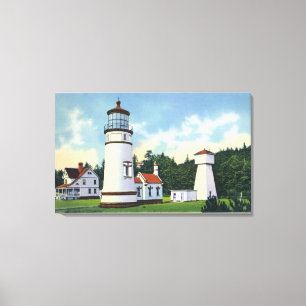 Toile Vue extérieure de l'Umpqua LighthouseCoast