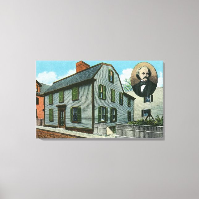 Toile Vue extérieure de Nathaniel Hawthorne (Recto)