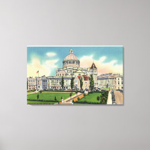 Toile Vue extérieure de nouvelle maison d'édition