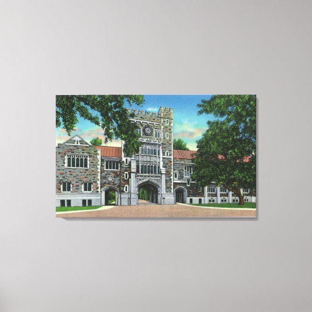 Toile Vue extérieure de Taylor Hall, Vassar College (Recto)