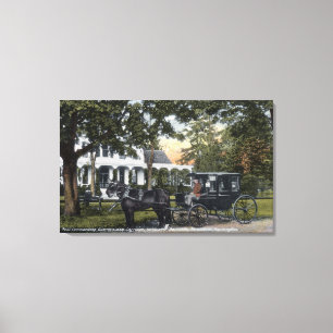 Toile Vue extérieure des quarts de courrier