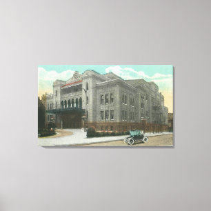 Toile Vue extérieure du temple de Kalurah