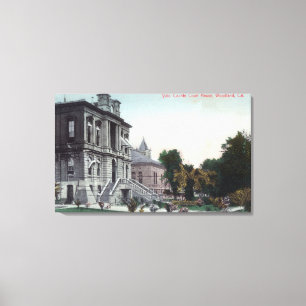 Toile Vue extérieure du tribunal du comté de Polo