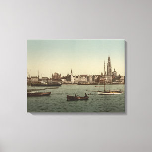 Toile Vue générale d'Anvers II, Belgique
