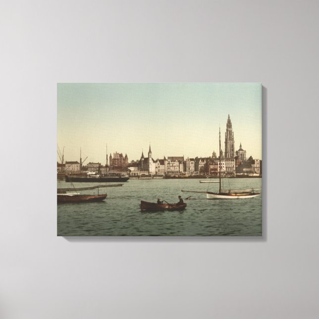 Toile Vue générale d'Anvers II, Belgique (Recto)