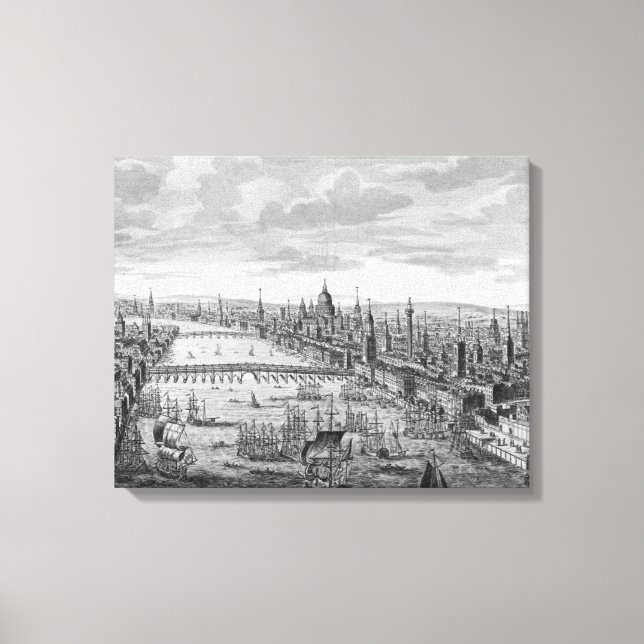 Toile Vue générale de la ville de Londres (Recto)