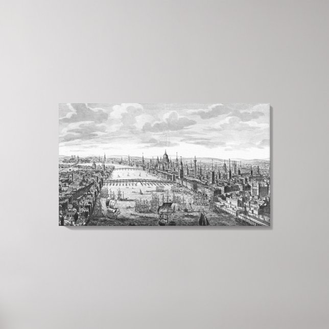 Toile Vue générale de la ville de Londres (Recto)