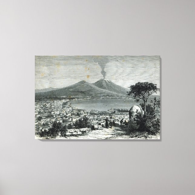 Toile Vue générale de Naples (Recto)