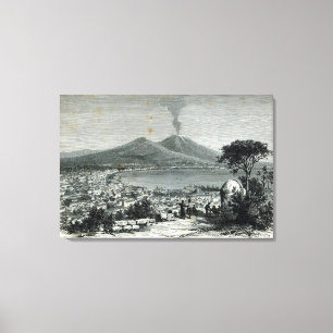 Toile Vue générale de Naples