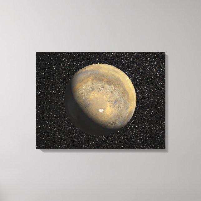 Toile Vue globale de Mars (Recto)