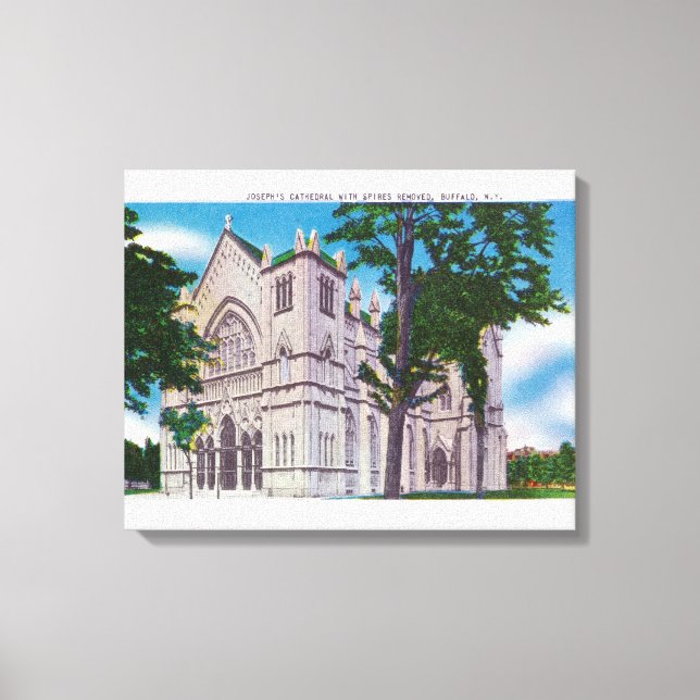 Toile Vue infatigable de la cathédrale Saint-Joseph (Recto)