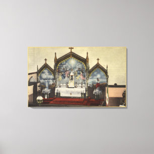 Toile Vue intérieure de l'église de St Anne