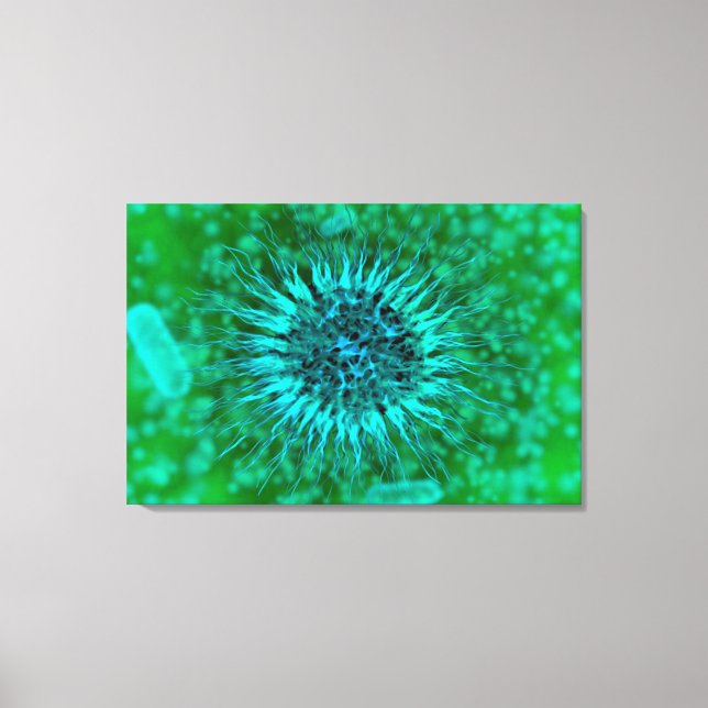 Toile Vue Microscopique Des Dendrimers 3 (Recto)