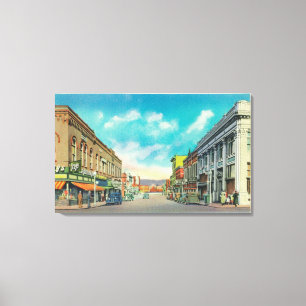 Toile Vue orientale de StreetPocatello central,