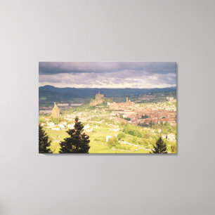 Toile Vue panoramique de Le-Puy-en-Velay