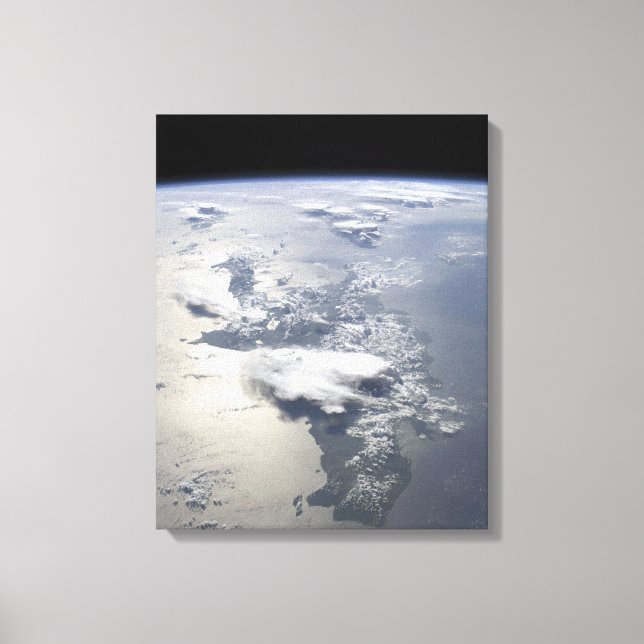 Toile Vue panoramique sur l'île d'Hispaniola (Recto)