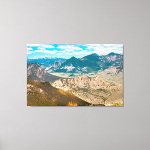 Toile Vue pittoresque du chef Joseph Highway dans le Wyo