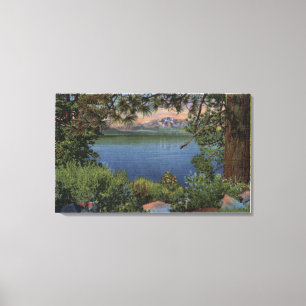 Toile Vue pittoresque du lac