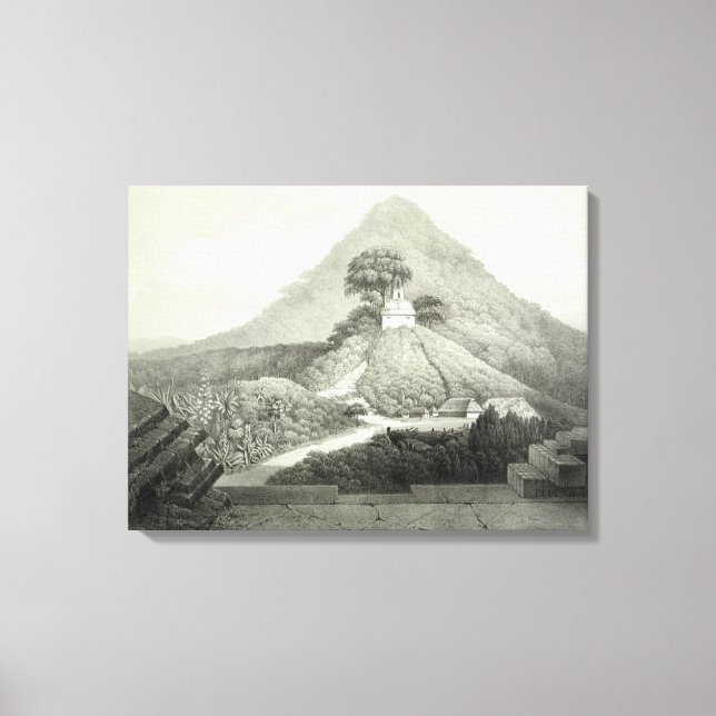 Toile Vue pittoresque sur le Temple de la Croix, Palen (Recto)