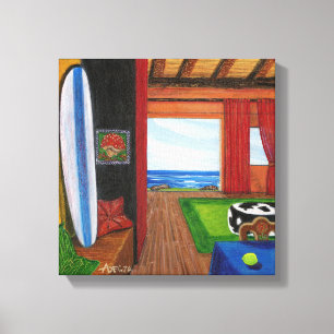 Toile Vue Plage À Hawaii