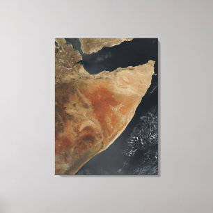 Toile Vue satellite de la Corne des Afrique