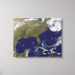 Toile Vue satellite de la côte Est des États-Unis
