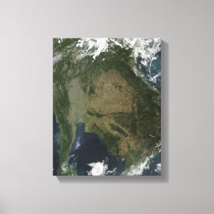 Toile Vue satellite de l'Indochine