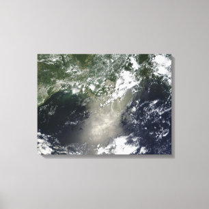 Toile Vue satellite des filets et des rubans d'huile