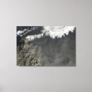 Toile Vue satellite d'une plume 2 de cendre