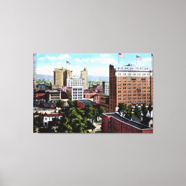 Toile Vue Skyline Birmingham Alabama (Recto)