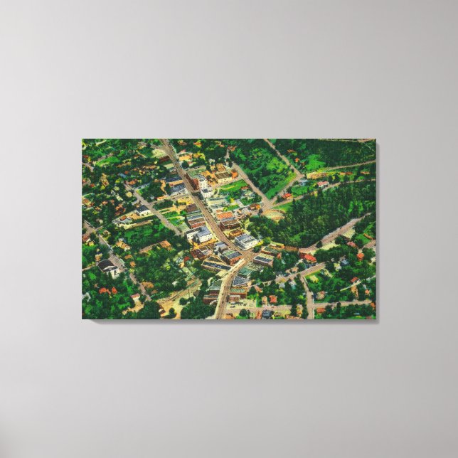 Toile Vue Skyliner en direction sud sur Ashland, OR (Recto)