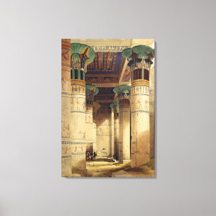 Toile Vue sous le portique grand, Philae