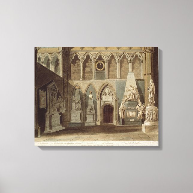 Toile Vue sud du coin du poète, assiette 27 de 'Westmi (Recto)