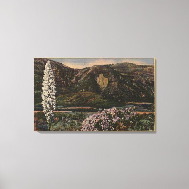 Toile Vue sur Arrowhead - San Bernardino Mts., CA (Recto)