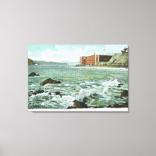 Toile Vue sur Golden Gate et Fort Point (Recto)