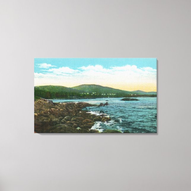 Toile Vue sur la Côte près du port de Camden (Recto)