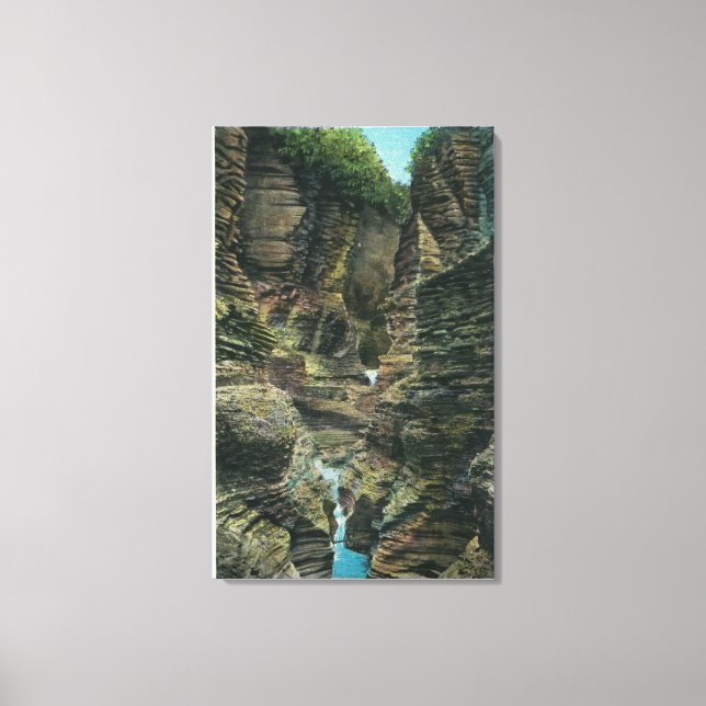 Toile Vue sur la gorge de Minnehaha (Recto)