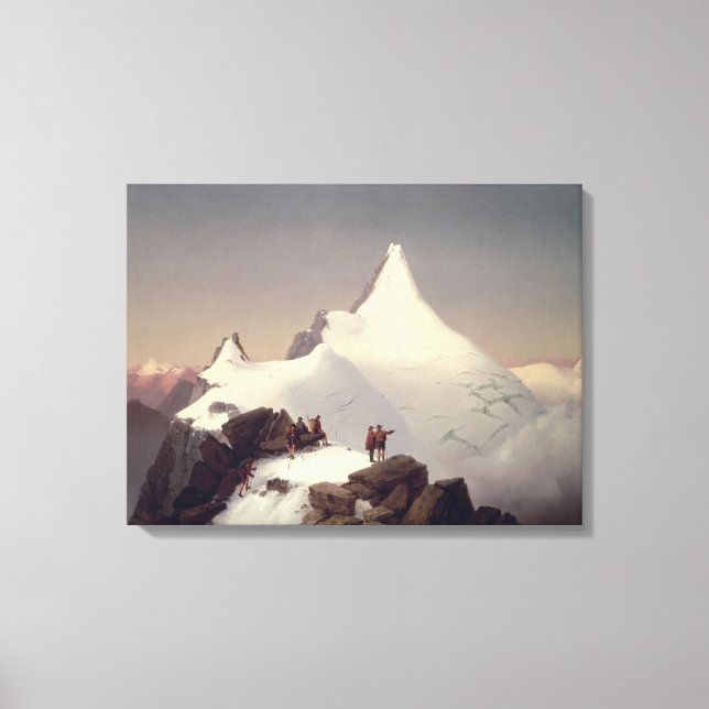 Toile Vue sur la montagne Grossglockner (Recto)