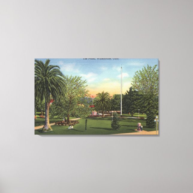 Toile Vue sur la Plaza (Recto)