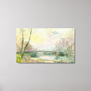 Toile Vue sur la Seine, Paris (huile sur toile)