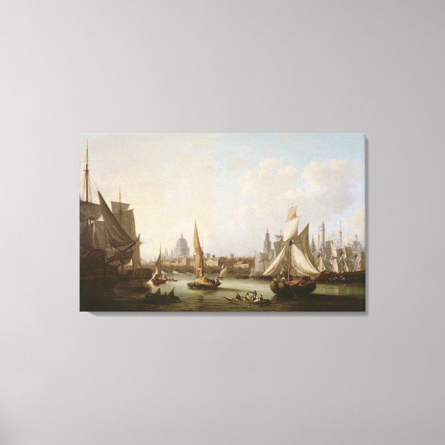 Toile Vue sur la Tamise (Recto)