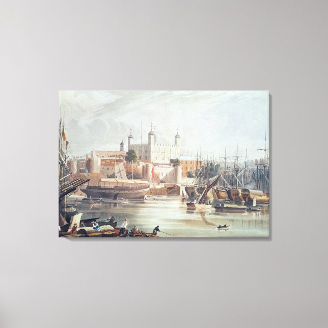 Toile Vue sur la Tour de Londres (Recto)