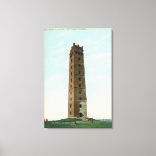 Toile Vue sur la tour de Tilton