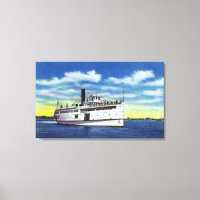 Vue sur le martha's Vineyard Steamer