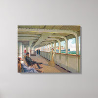 Vue sur le pont de la Patricia, ligne Hambourg-Amé