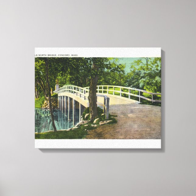 Toile Vue sur le pont Old North (Recto)