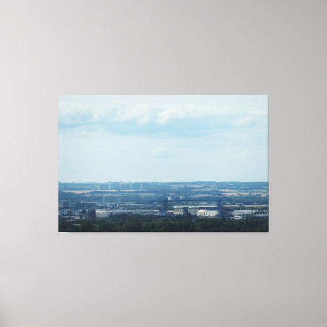 Toile Vue sur le Teesside (Recto)