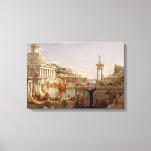 Toile Vue sur l'Empire romain (Consommation de l'Empire)