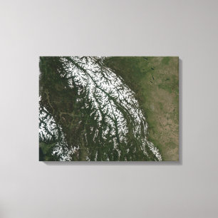 Toile Vue sur les Rocheuses