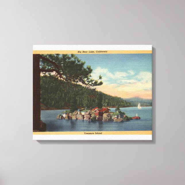 Toile Vue sur l'île au trésor (Recto)